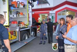 Prihod novega gasilskega vozila za reševanje z višine 6